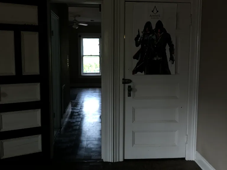 View of the hallway to the Kitchen