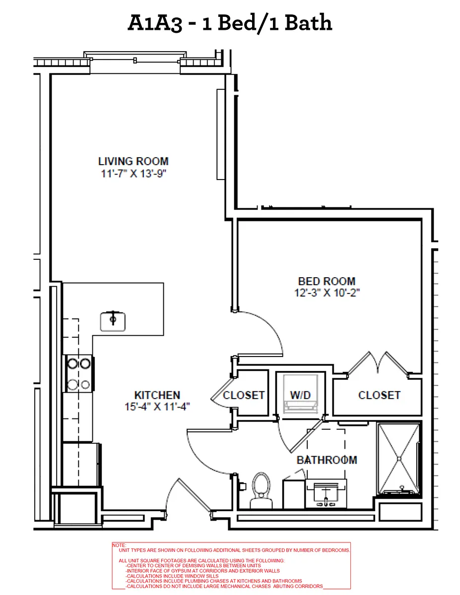 Floor plan A1A3