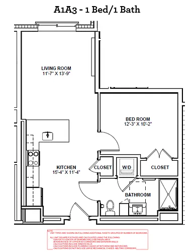 Floor plan A1A3