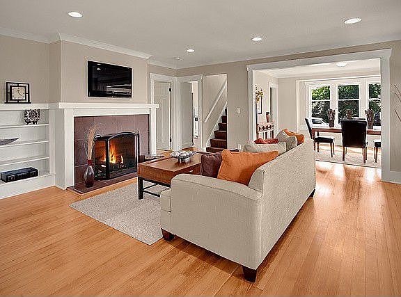 Sparkling refurbished hardwoods are absolutely stunning!