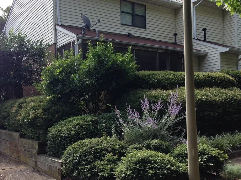Rear View of Townhouse