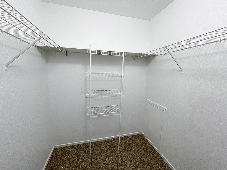 We Have Large Walk-In Closets!