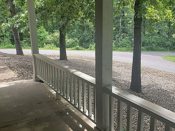 Front walk and porch