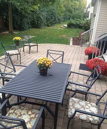 Extensive Landscaping!  Paver Patio with remote controlled awning!