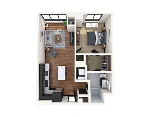 Floor plan A13