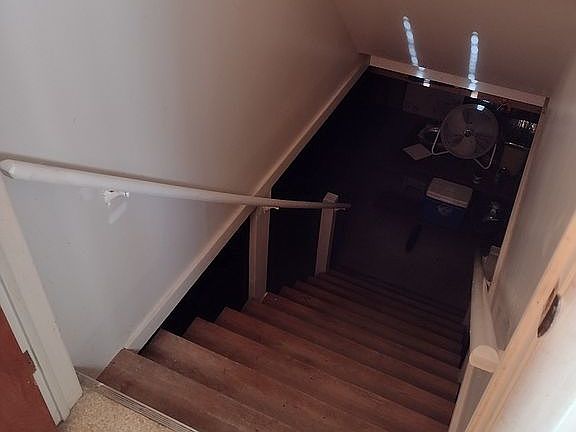 Basement stairway
