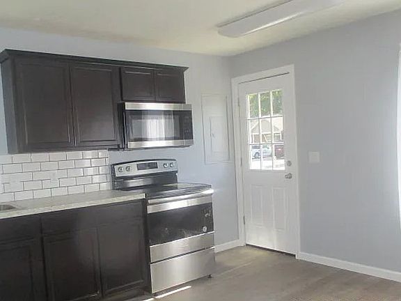 Kitchen and side door