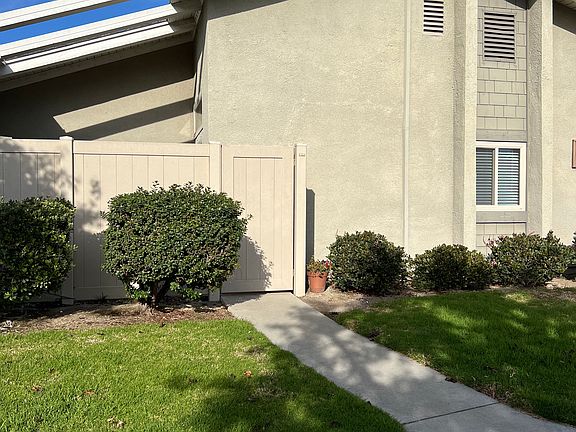 side entrance to patio