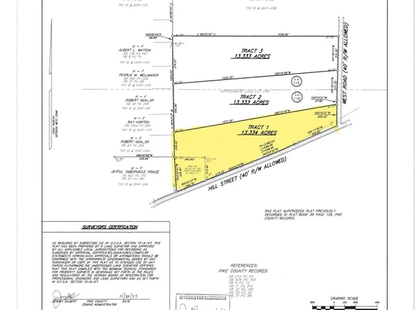 0 West Rd Tract 1, Concord, GA 30206