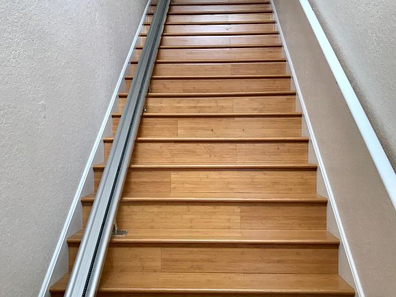 Extra wide stairway