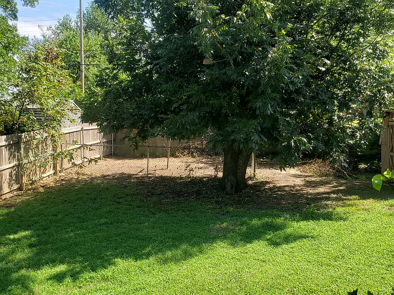 Large FENCED BACKYARD!