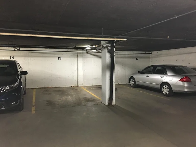 Reserved parking stall in secure garage. #15