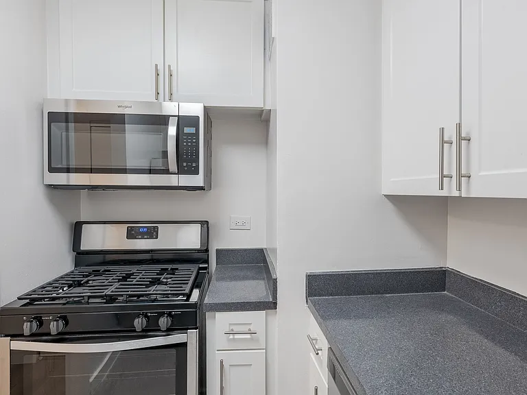 Sleek appliances and modern cabinetry
