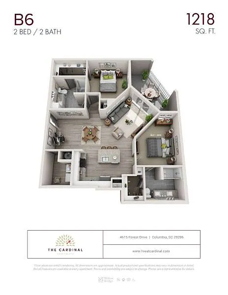 Floor plan B6