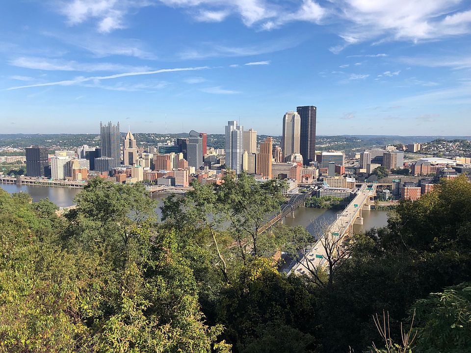 View of City from apartment