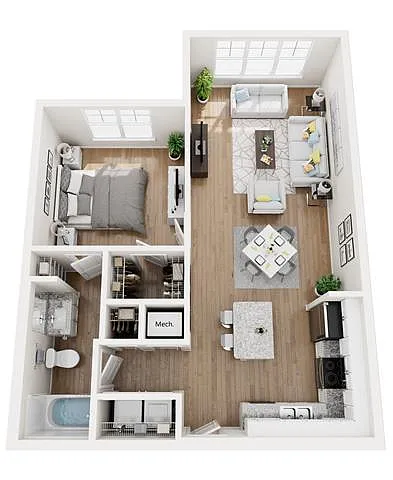 Floor plan A-3 B