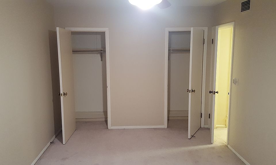 Closets in master Bedroom
