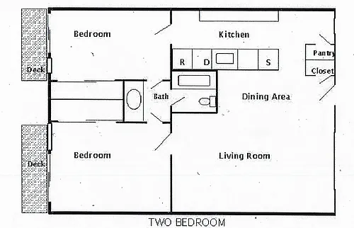 Floor plan 2 Bedroom