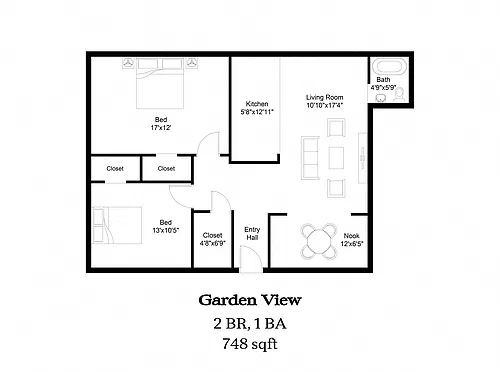 Floor plan Garden View
