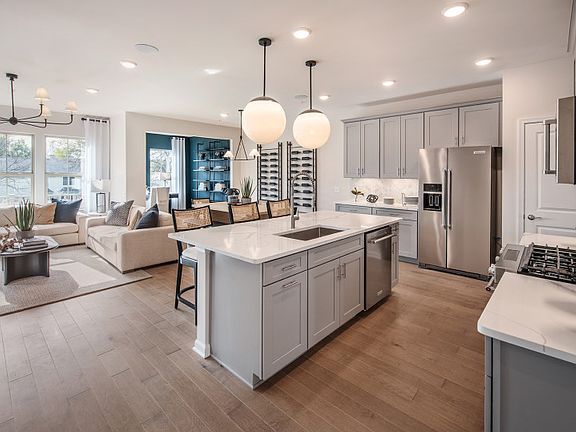 Open layout on the first floor