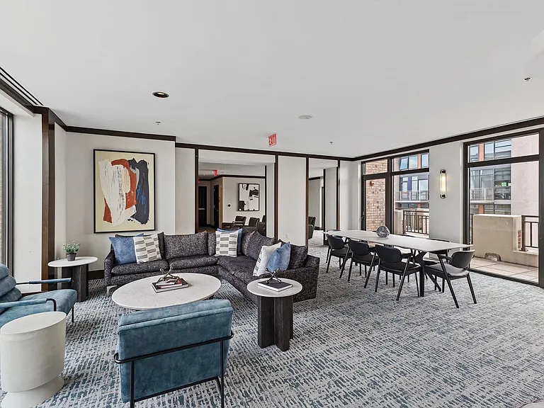 Work from home in one of the many amenity spaces