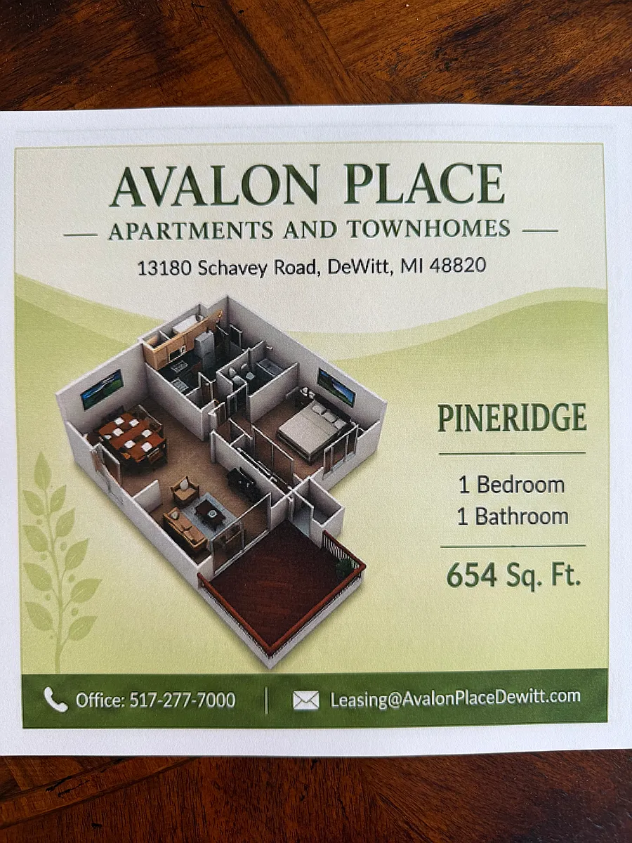 Floor plan Pineridge