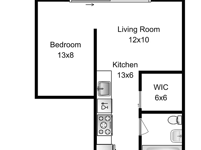 1955 N Lincoln - Jr 1 Bed