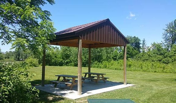 Sheltered area for a nice family gathering