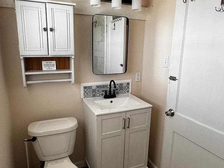 Newly updated bathroom.
