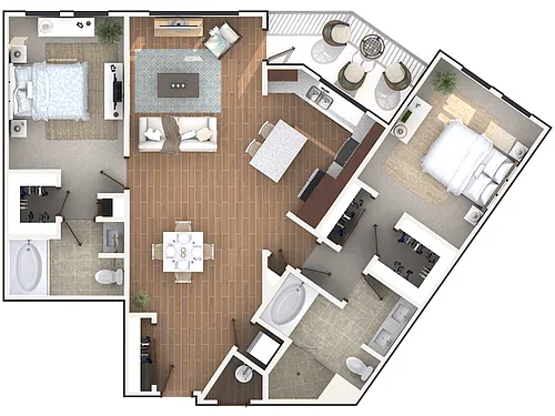 Floor plan Palomar