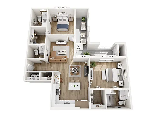 Floor plan B3