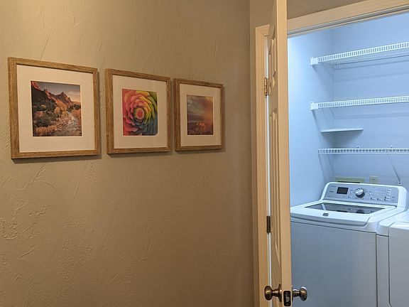 Laundry room - garage door is to the right