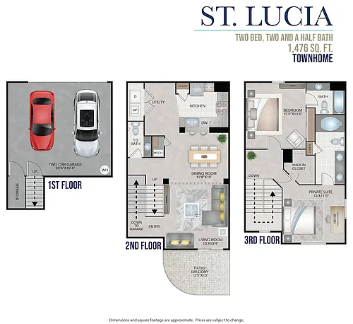 Floor plan St. Lucia