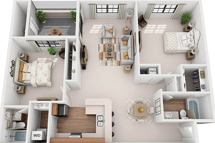 The Magnolia Floorplan Diagram