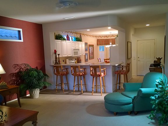 great room view of bar/kitch