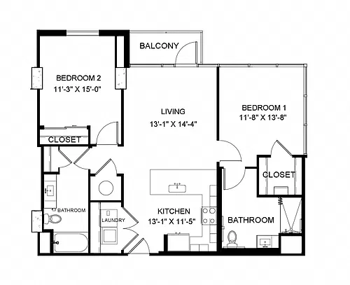 Floor plan Equator - ADA
