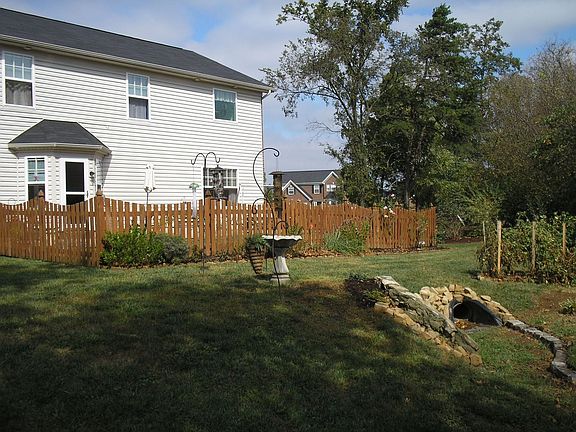 Back view of yard