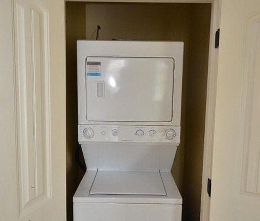 In unit laundry on 1st floor