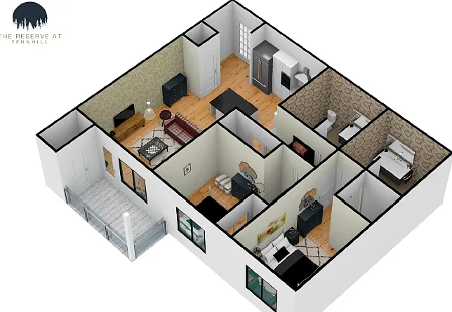 Two Bedroom Floor Plan Two Bedroom Floor Plan