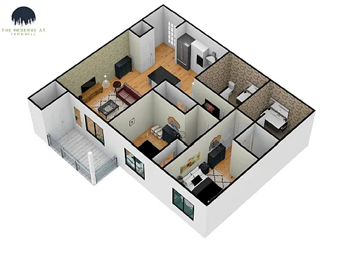 Floor plan Floor Plan 9 - Two Bedroom