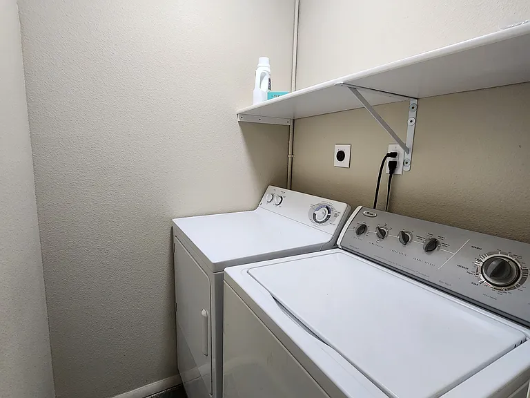 Full size laundry downstairs