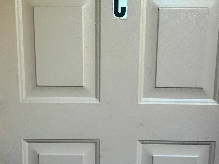 The front door.