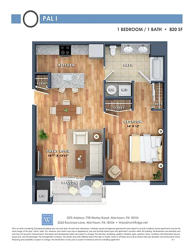 Floor plan Opal I