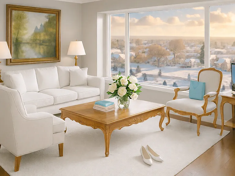 1 BDRM LIVING ROOM, EXTRA WIDE APTS. PANORAMIC WINDOWS