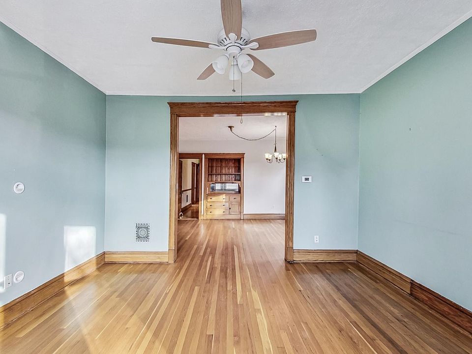 Another view of living room looking into dining room