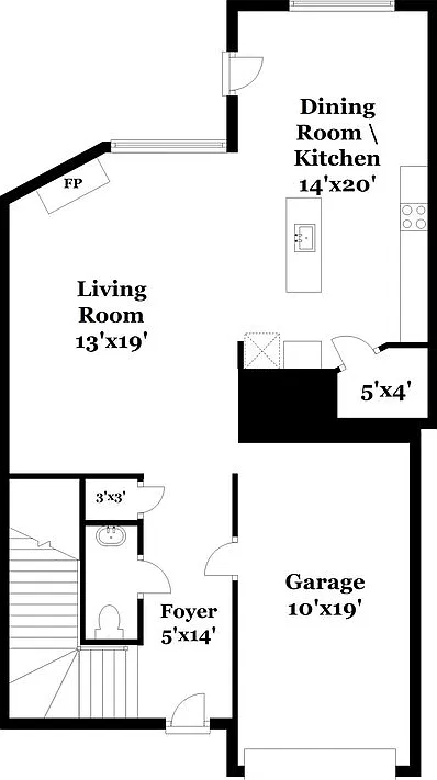 3 bed, 2.5 bath, 1476 sqft, $2,590 — Photo 3