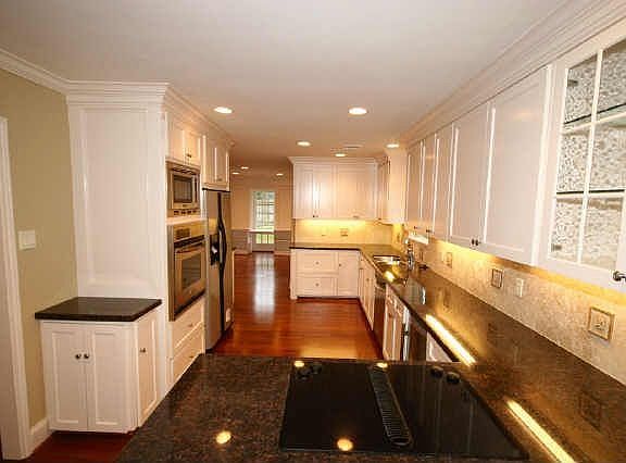 Fantastic kitchen remodel with custom cabinets.