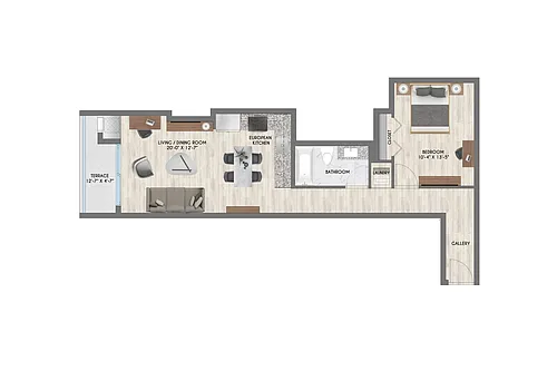 Floor plan 1B1B-ld