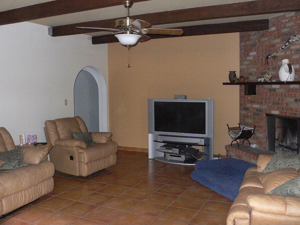 Large fireplace