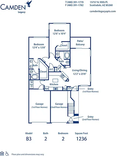 Floor plan B3
